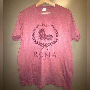 Roma Italia red tshirt